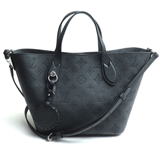 LOUIS VUITTON ルイ・ヴィトン ブロッサム PM 2Wayショルダーバッグ モノグラムマヒナ ブラック M21848 IC レディース【中古】【美品】