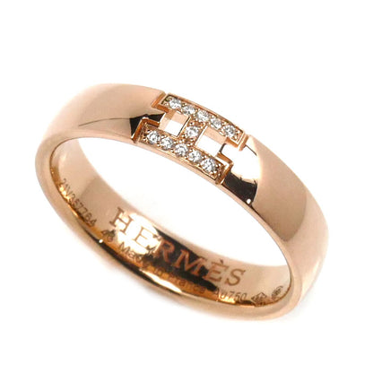 HERMES エルメス K18PG ピンクゴールド エヴァー ヘラクレス リング・指輪 H119850B 00046 ダイヤモンド 6号 46 2.9g レディース【中古】【美品】