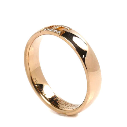 HERMES エルメス K18PG ピンクゴールド エヴァー ヘラクレス リング・指輪 H119850B 00046 ダイヤモンド 6号 46 2.9g レディース【中古】【美品】