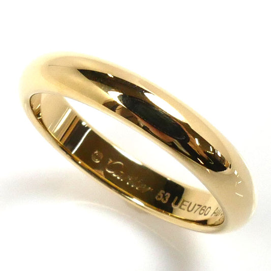 CARTIER カルティエ K18YG イエローゴールド 1895 ウェディング リング・指輪 B4031253 13号 53 4.6g ユニセックス【中古】
