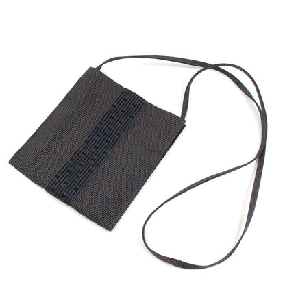 HERMES エルメス エールライン ポシェット ショルダーバッグ グレー 100967M レディース【中古】【美品】