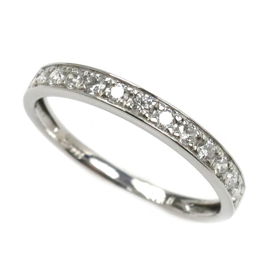 Pt900プラチナ ハーフエタニティ リング・指輪 ダイヤモンド0.30ct 15.5号 2.2g レディース【中古】