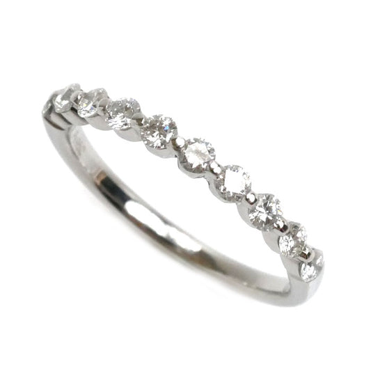 Vendome Aoyama ヴァンドーム青山 Pt950プラチナ ハーフエタニティ リング・指輪 ダイヤモンド0.33ct 8号 2.3g レディース【中古】【美品】