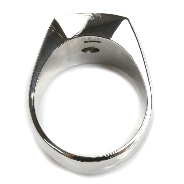 Pt900プラチナ リング・指輪 ダイヤモンド0.63ct 22号 43.0g メンズ【中古】【美品】