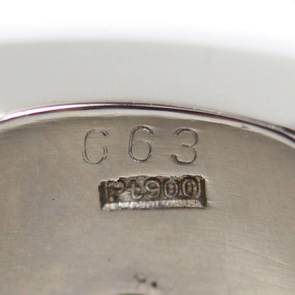 Pt900プラチナ リング・指輪 ダイヤモンド0.63ct 22号 43.0g メンズ【中古】【美品】