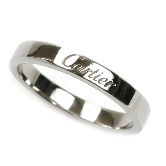 CARTIER カルティエ Pt950プラチナ エングレーブド リング・指輪 B4054054 14号 54 5.2g ユニセックス【中古】【美品】