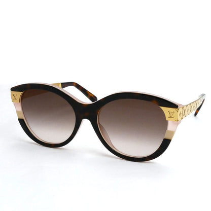 LOUIS VUITTON ルイ・ヴィトン LV プティ スプソン・キャットアイ サングラス ライトトータスシェル Z1858E TV1293 レディース 57□18 140【中古】