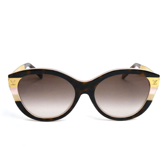 LOUIS VUITTON ルイ・ヴィトン LV プティ スプソン・キャットアイ サングラス ライトトータスシェル Z1858E TV1293 レディース 57□18 140【中古】