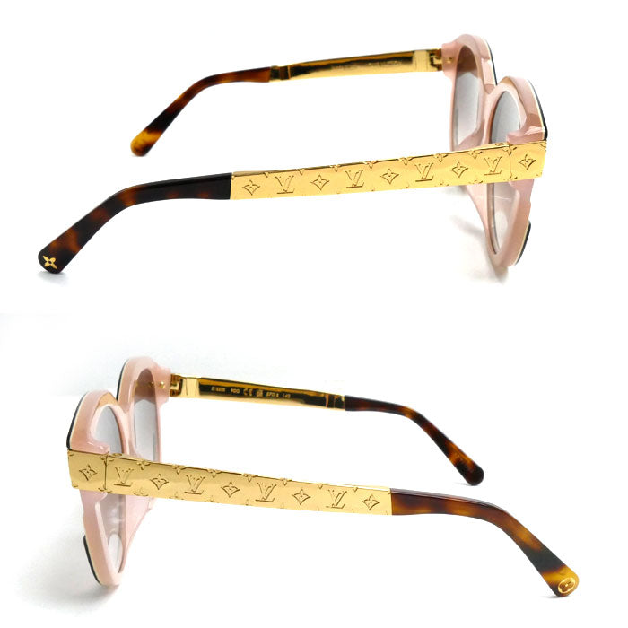 LOUIS VUITTON ルイ・ヴィトン LV プティ スプソン・キャットアイ サングラス ライトトータスシェル Z1858E TV1293 レディース 57□18 140【中古】