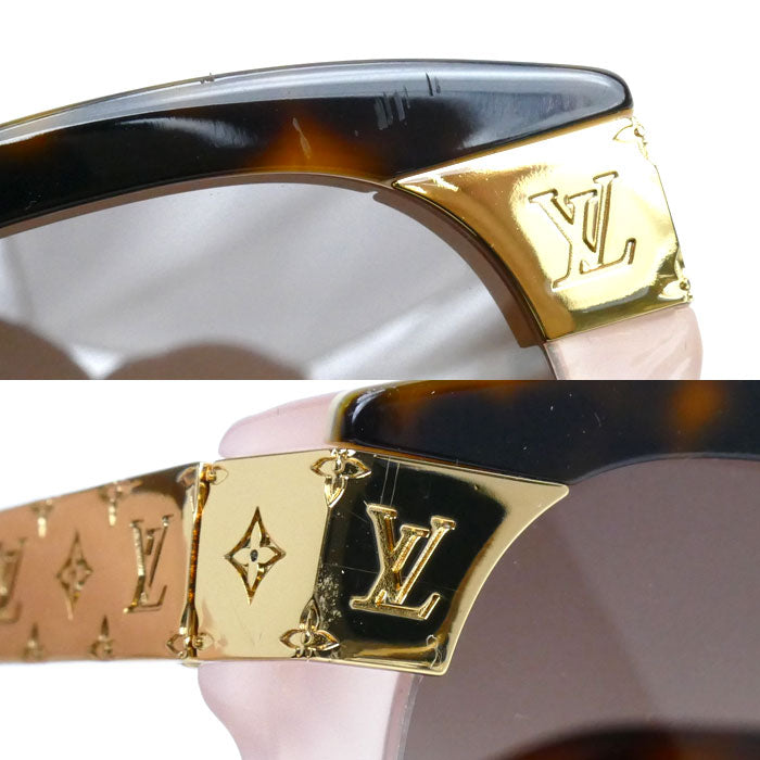 LOUIS VUITTON ルイ・ヴィトン LV プティ スプソン・キャットアイ サングラス ライトトータスシェル Z1858E TV1293 レディース 57□18 140【中古】