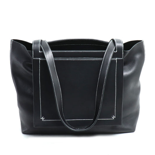HERMES エルメス カバ セリエ31 トートバッグ ブラック レディース B刻印【中古】