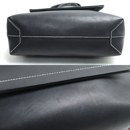 HERMES エルメス カバ セリエ31 トートバッグ ブラック レディース B刻印【中古】