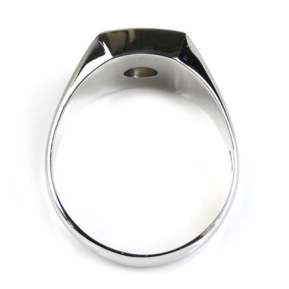Pt900プラチナ リング・指輪 ダイヤモンド0.37ct 24号 19.6g メンズ【中古】【美品】