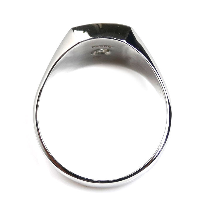 Pt900プラチナ リング・指輪 ダイヤモンド0.38ct 23.5号 18.2g メンズ【中古】【美品】