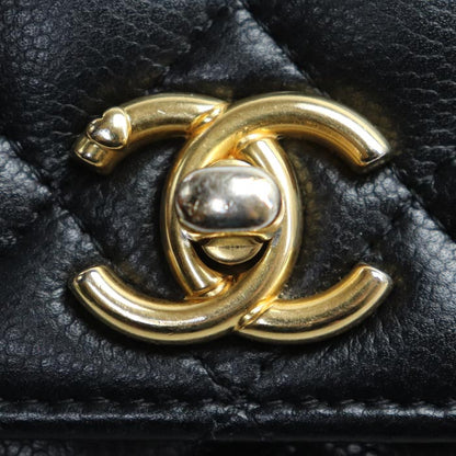 CHANEL シャネル マトラッセ チェーンウォレット 長財布 ブラック AP3201 レディース【中古】
