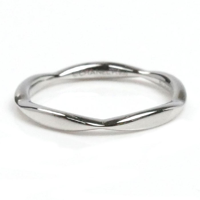 CHANEL シャネル Pt950プラチナ カメリア リング・指輪 J10667 9.5号 50 2.5g レディース【中古】【美品】