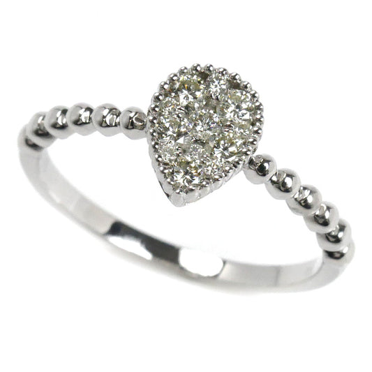 K18WG ホワイトゴールド リング・指輪 ダイヤモンド0.26ct 12号 1.8g レディース【中古】【美品】