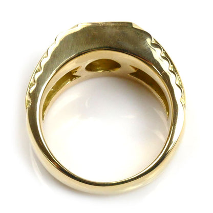 K18YG イエローゴールド リング・指輪 ダイヤモンド0.56ct/1.226ct 22号 28.7g メンズ【中古】