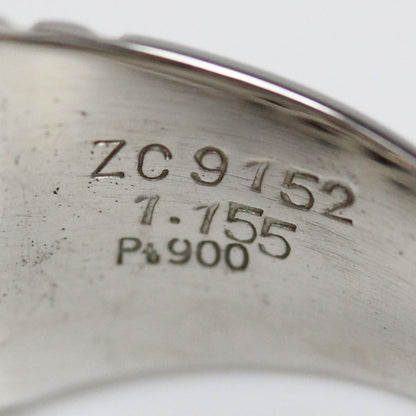 Pt900プラチナ リング・指輪 ダイヤモンド1.155ct 20号 29.8g メンズ【中古】【美品】