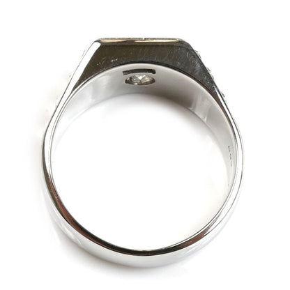 Pt900プラチナ リング・指輪 ダイヤモンド0.93ct 24.5号 24.2g メンズ【中古】