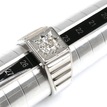 Pt900プラチナ リング・指輪 ダイヤモンド0.93ct 24.5号 24.2g メンズ【中古】