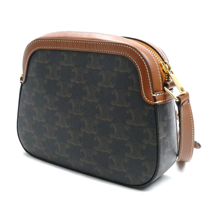 CELINE セリーヌ スモールカメラバッグ ショルダーバッグ ブラウン 191522BZJ.04LU レディース【中古】