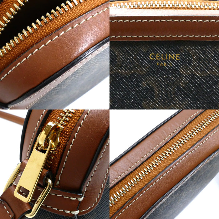 CELINE セリーヌ スモールカメラバッグ ショルダーバッグ ブラウン 191522BZJ.04LU レディース【中古】