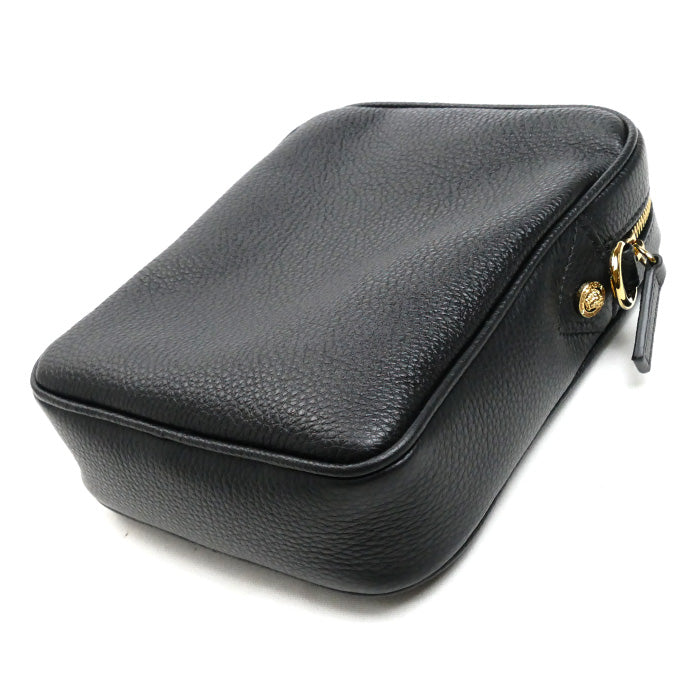 VERSACE ヴェルサーチ メドゥーサ ショルダーバッグ ブラック 1002885 レディース【中古】【美品】