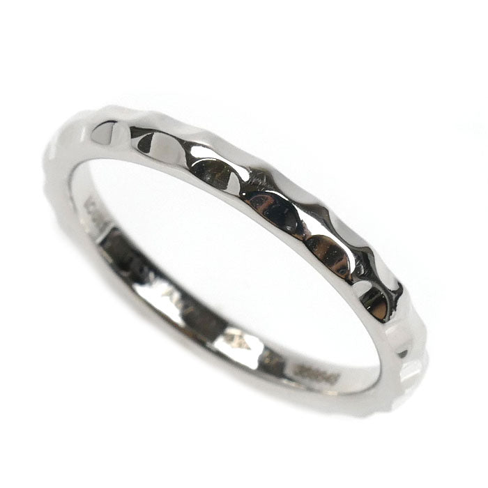 LOUIS VUITTON ルイ・ヴィトン K18WG ホワイトゴールド マリッジリング モノグラム・アンフィニ リング・指輪 Q9F71K 17号 57 4.3g レディース【中古】【美品】