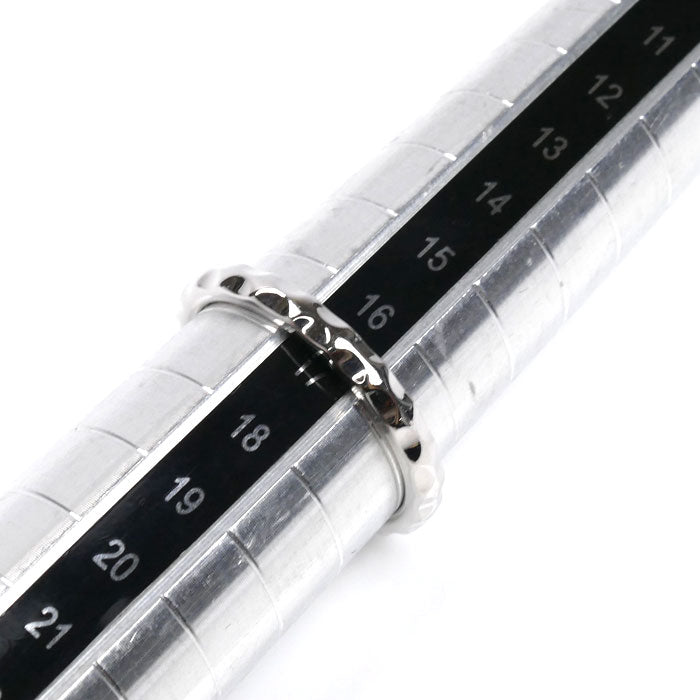 LOUIS VUITTON ルイ・ヴィトン K18WG ホワイトゴールド マリッジリング モノグラム・アンフィニ リング・指輪 Q9F71K 17号 57 4.3g レディース【中古】【美品】