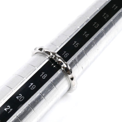 LOUIS VUITTON ルイ・ヴィトン K18WG ホワイトゴールド マリッジリング モノグラム・アンフィニ リング・指輪 Q9F71K 17号 57 4.3g レディース【中古】【美品】