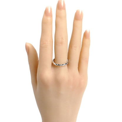 LOUIS VUITTON ルイ・ヴィトン K18WG ホワイトゴールド マリッジリング モノグラム・アンフィニ リング・指輪 Q9F71K 17号 57 4.3g レディース【中古】【美品】