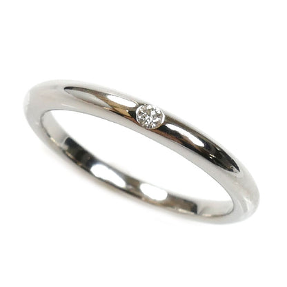 BVLGARI ブルガリ Pt950プラチナ フェディ 1Pダイヤ リング・指輪 348628 ダイヤモンド 9号 3.1g レディース【中古】【美品】