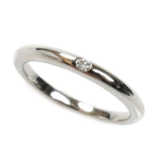 BVLGARI ブルガリ Pt950プラチナ フェディ 1Pダイヤ リング・指輪 348628 ダイヤモンド 9号 3.1g レディース【中古】【美品】