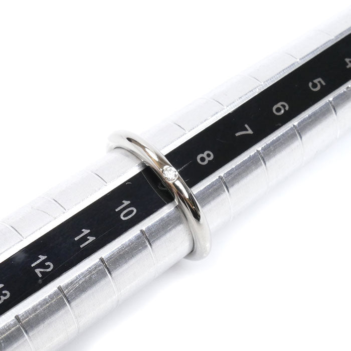 BVLGARI ブルガリ Pt950プラチナ フェディ 1Pダイヤ リング・指輪 348628 ダイヤモンド 9号 3.1g レディース【中古】【美品】