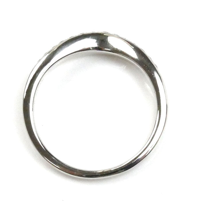 BVLGARI ブルガリ Pt950プラチナ コロナ パヴェ リング・指輪 ダイヤモンド 10号 3.8g レディース【中古】