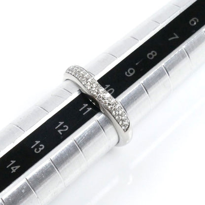 BVLGARI ブルガリ Pt950プラチナ コロナ パヴェ リング・指輪 ダイヤモンド 10号 3.8g レディース【中古】