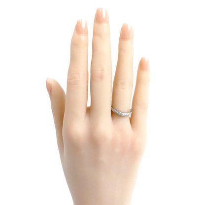 BVLGARI ブルガリ Pt950プラチナ コロナ パヴェ リング・指輪 ダイヤモンド 10号 3.8g レディース【中古】