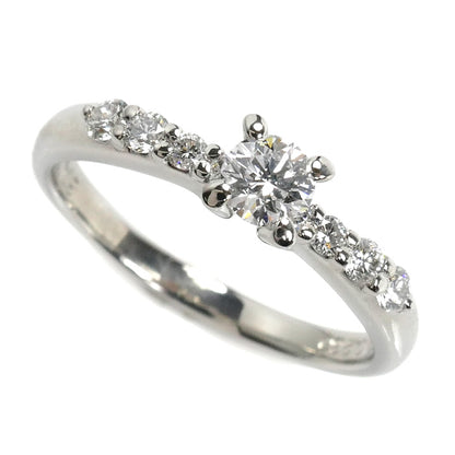 Christian Dior クリスチャンディオール Pt950プラチナ リング・指輪 ダイヤモンド0.230ct 9号 3.4g レディース【中古】