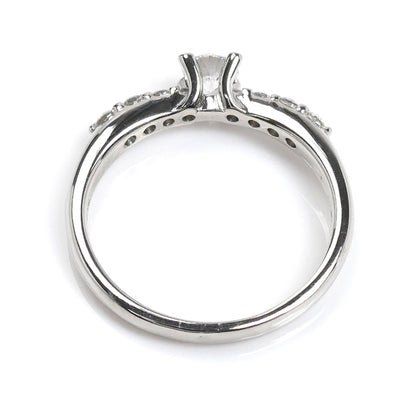 Christian Dior クリスチャンディオール Pt950プラチナ リング・指輪 ダイヤモンド0.230ct 9号 3.4g レディース【中古】