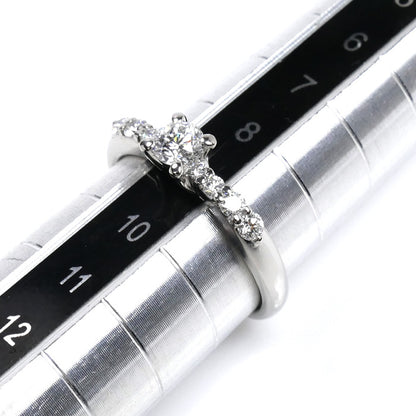 Christian Dior クリスチャンディオール Pt950プラチナ リング・指輪 ダイヤモンド0.230ct 9号 3.4g レディース【中古】