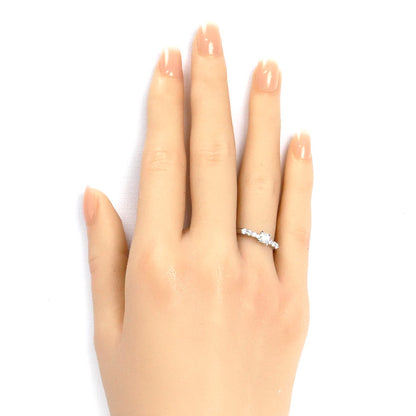 Christian Dior クリスチャンディオール Pt950プラチナ リング・指輪 ダイヤモンド0.230ct 9号 3.4g レディース【中古】