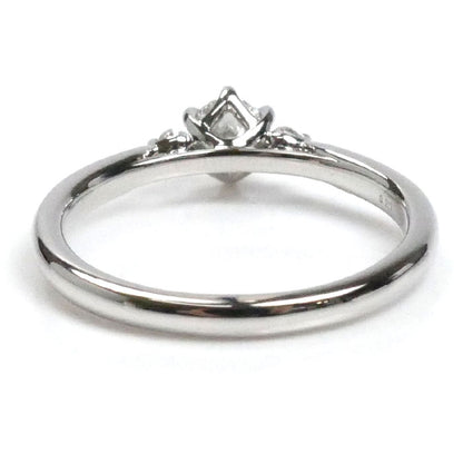 NIWAKA 俄 Pt950プラチナ 白鈴 リング・指輪 3456N2 ダイヤモンド0.217ct 9号 3.1g レディース【中古】【美品】