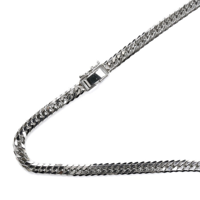 Pt850プラチナ ネックレス 喜平6面Wカット 50.4g 50cm ユニセックス【中古】