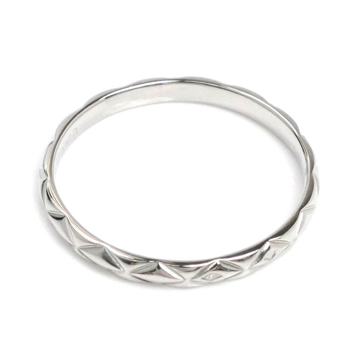 CHANEL シャネル Pt950プラチナ マトラッセ リング・指輪 J2820 20.5号 61 3.3g メンズ【中古】【美品】