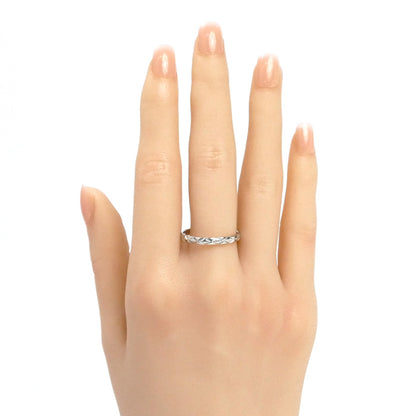 CHANEL シャネル Pt950プラチナ マトラッセ リング・指輪 J2820 20.5号 61 3.3g メンズ【中古】【美品】