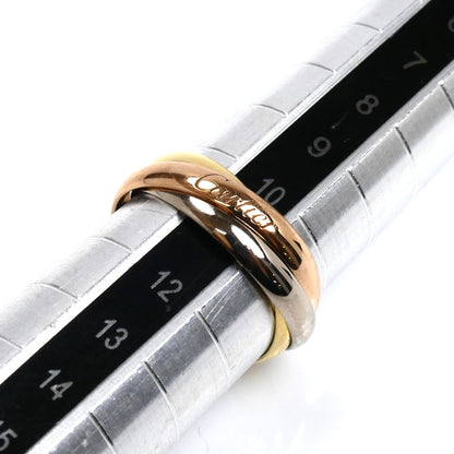 CARTIER カルティエ K18PG ピンクゴールド K18YG イエローゴールド K18WG トリニティ SM リング・指輪 B4235150 10.5号 50 4.4g レディース【中古】【美品】