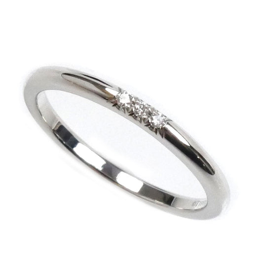 TIFFANY&Co. ティファニー Pt950プラチナ クラシックバンド リング・指輪 ダイヤモンド 15号 3.6g レディース【中古】