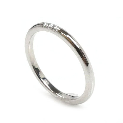 TIFFANY&Co. ティファニー Pt950プラチナ クラシックバンド リング・指輪 ダイヤモンド 15号 3.6g レディース【中古】