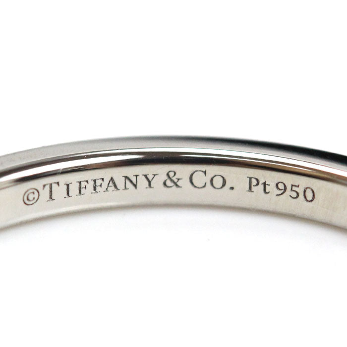 TIFFANY&Co. ティファニー Pt950プラチナ クラシックバンド リング・指輪 ダイヤモンド 15号 3.6g レディース【中古】